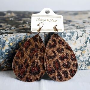 2/$10 Gorgeous Animal Print Earrings